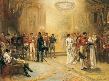  historique - La duchesse de Richmond ball Robert Alexander Hillingford scènes de bataille historiques